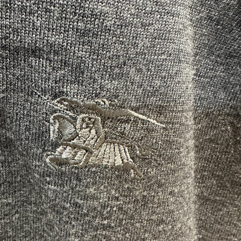 【美收精品】BURBERRY 灰色針織背心 4-240【隔月月中將轉賣至日本 上架期限30天】-4