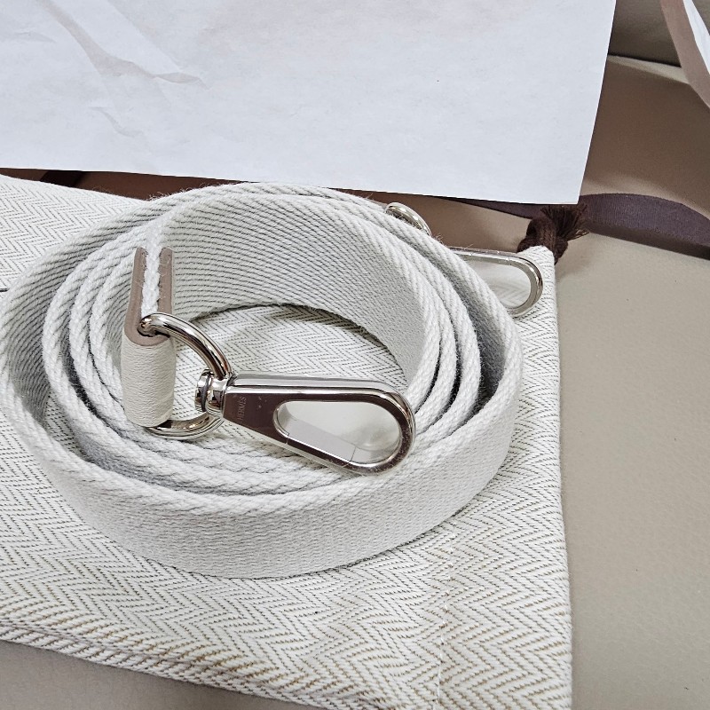 Hermes 愛馬仕 mini evelyne craie奶昔白 銀扣 K刻-3