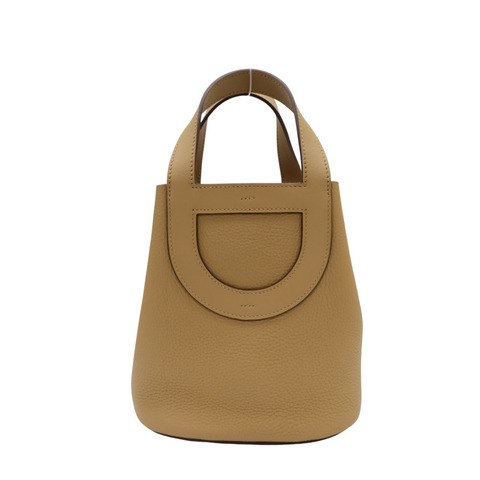 餅乾色 Taurillon/Swift牛皮 In The Loop 18 手提包 B刻【HERMES 愛馬仕】 H084274