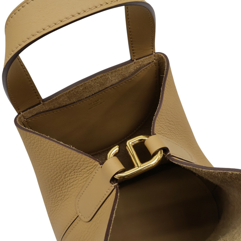 餅乾色 Taurillon/Swift牛皮 In The Loop 18 手提包 B刻【HERMES 愛馬仕】 H084274-4