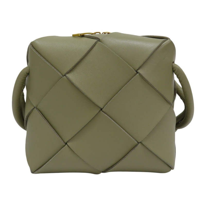綠色羊皮 Cassette 肩背包 701915【BOTTEGA VENETA BV 寶緹嘉】 701915-1