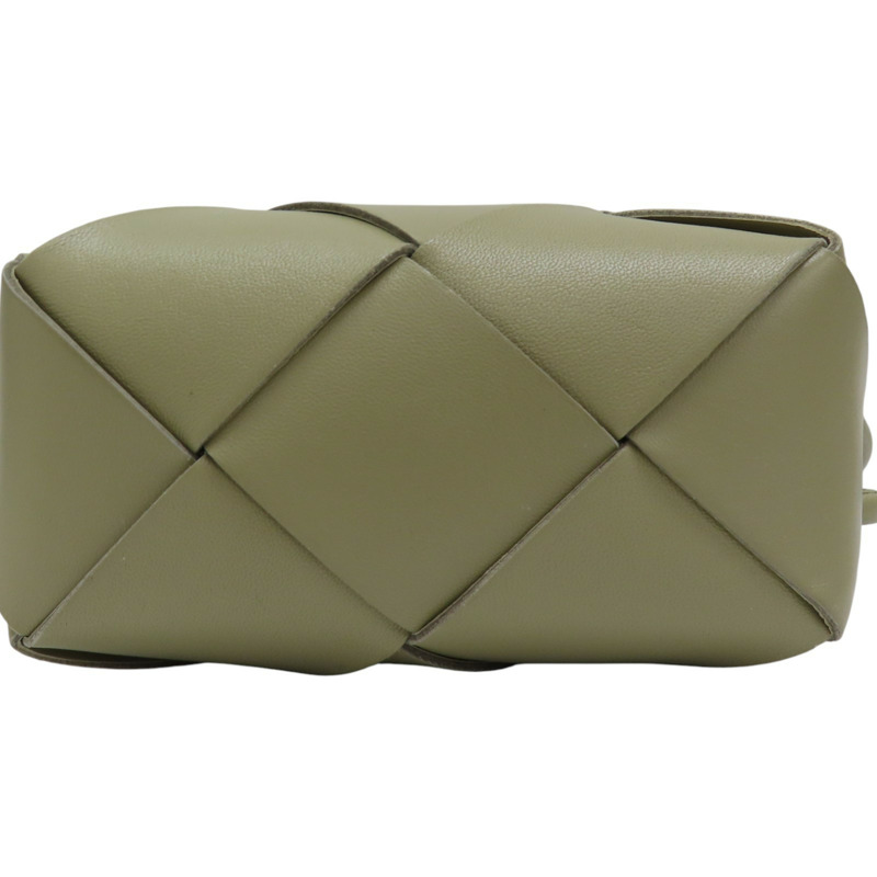 綠色羊皮 Cassette 肩背包 701915【BOTTEGA VENETA BV 寶緹嘉】 701915-3