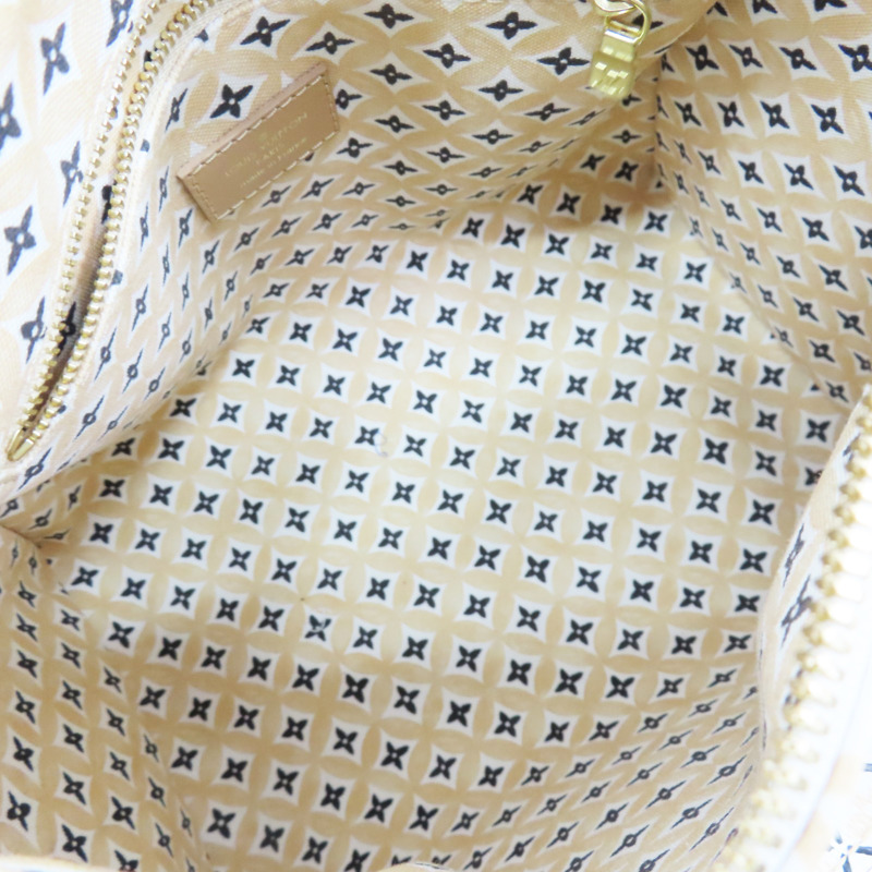 白色 原花 帆布 By The Pool Speedy Bandouliere 25 两用包【LOUIS VUITTON LV 路易威登】 M22987-4