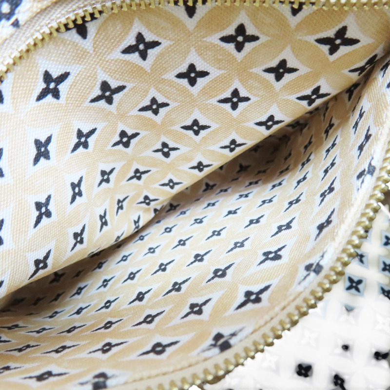 白色 原花 帆布 By The Pool Speedy Bandouliere 25 两用包【LOUIS VUITTON LV 路易威登】 M22987-5