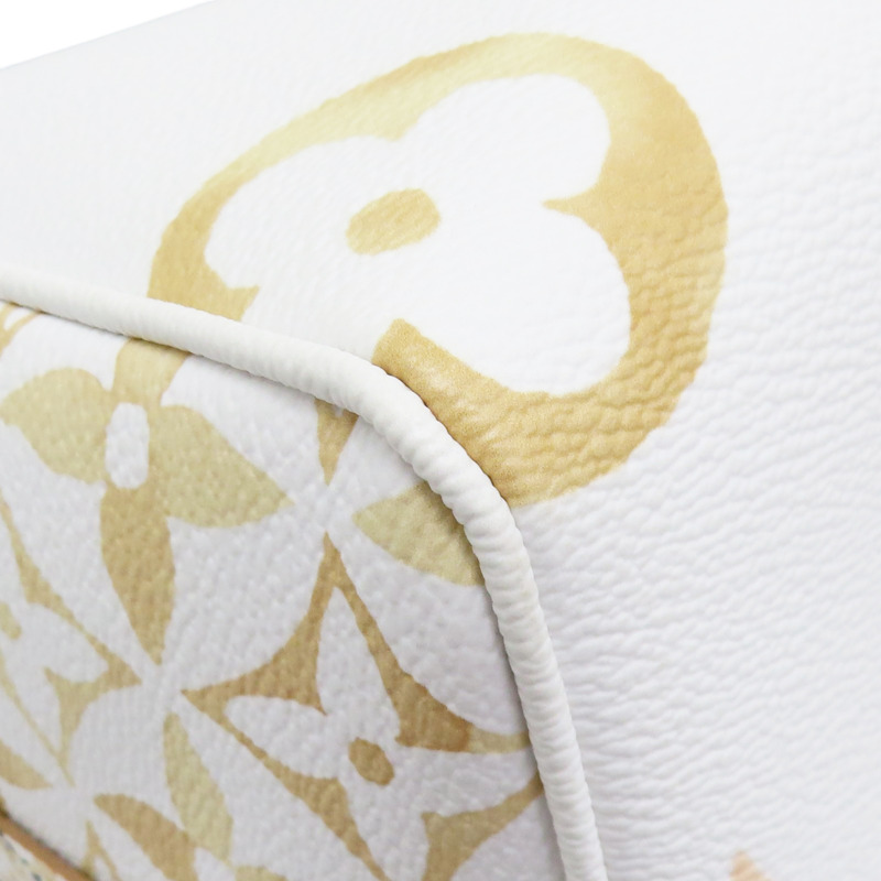 白色 原花 帆布 By The Pool Speedy Bandouliere 25 两用包【LOUIS VUITTON LV 路易威登】 M22987-11