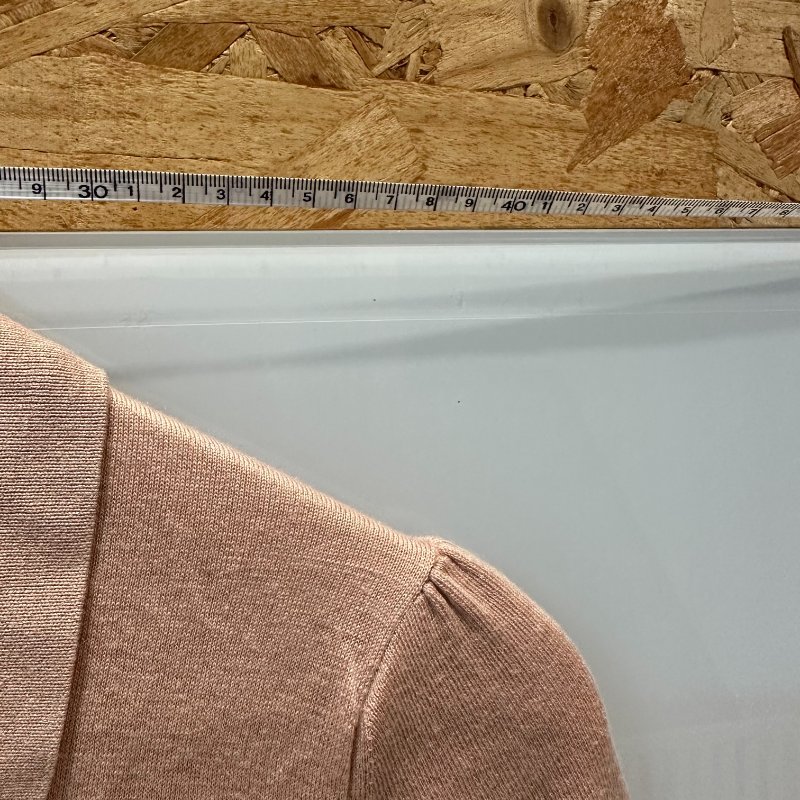 【美收精品】BURBERRY 粉色針織短袖 4-241【隔月月中將轉賣至日本 上架期限30天】-7
