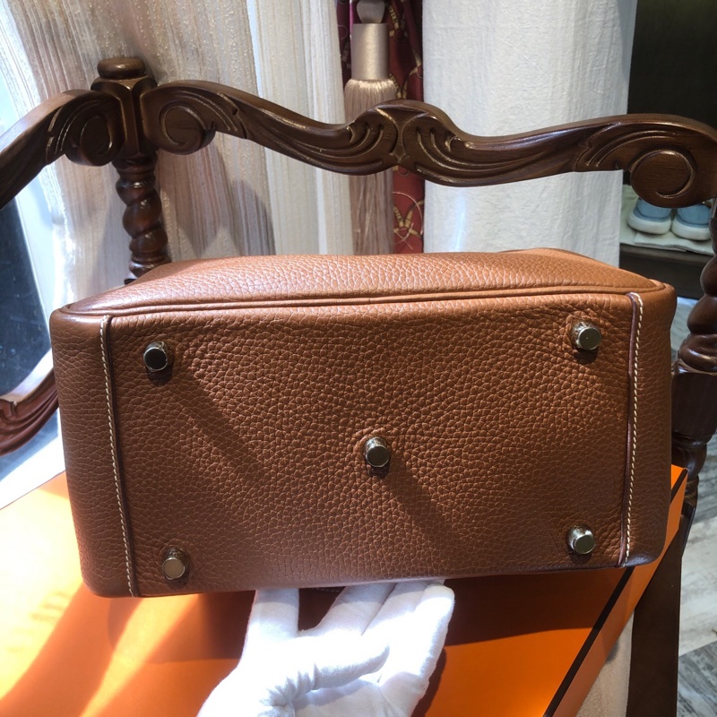 Hermes 爱马仕 金棕金扣lindy26 Y刻-6