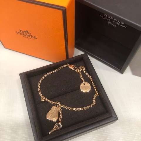 Hermes 爱马仕kelly 钥匙锁头手链 au750