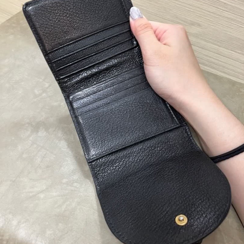 出清 SEE BY CHLOE HANA系列山羊皮翻蓋短夾|100%原廠-8