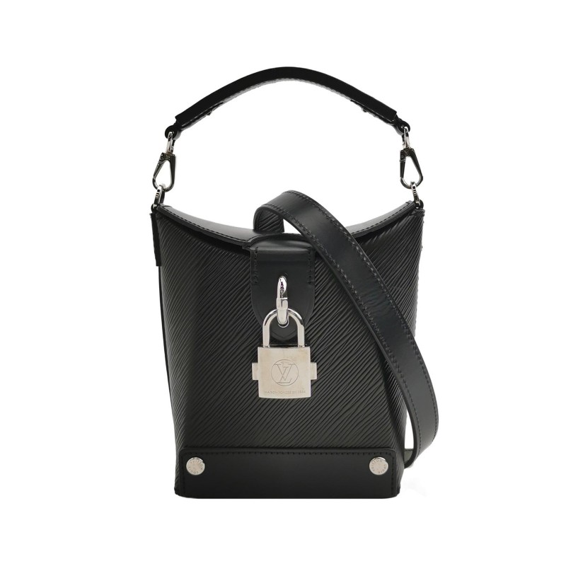 Louis Vuitton (LV) Bento Box牛皮水波紋斜挎包-0