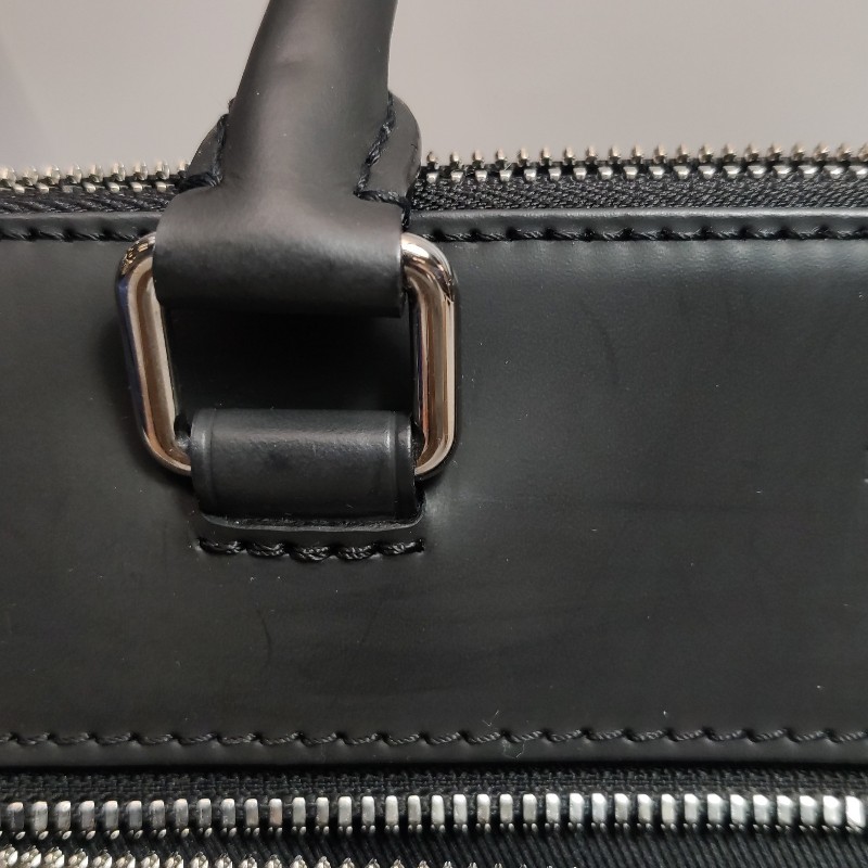 Louis Vuitton (LV) Porte Documents Jour牛皮棋盤格拉鍊斜挎包單肩包-18