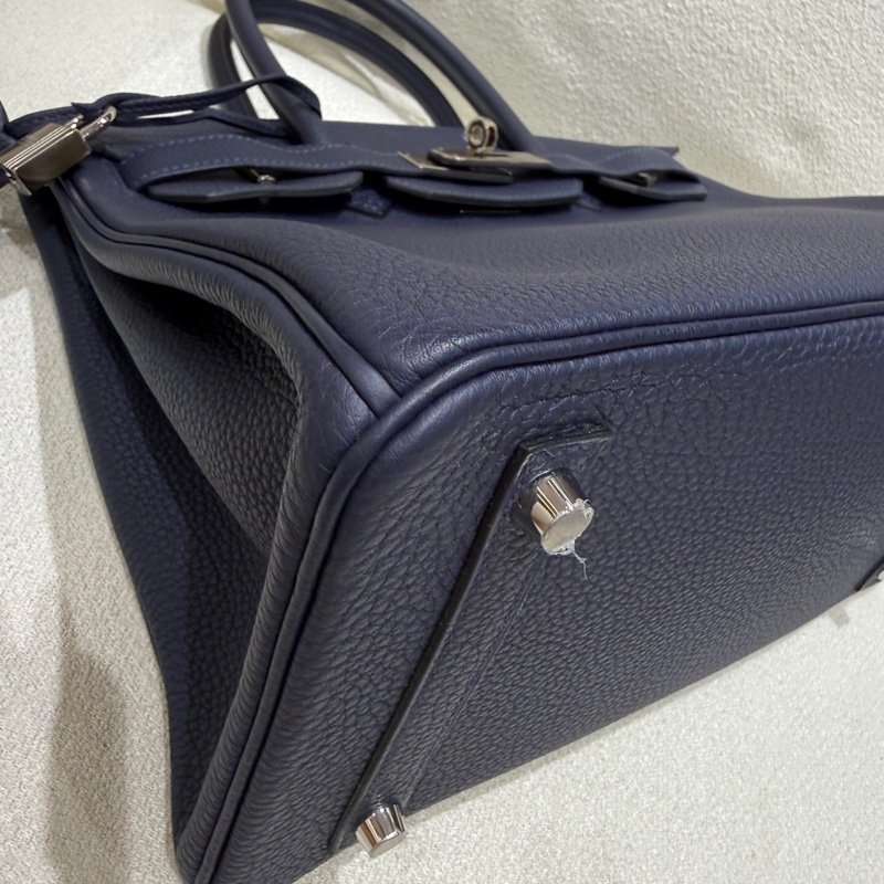 Birkin 30 2Z 星空藍Togo皮銀扣-3