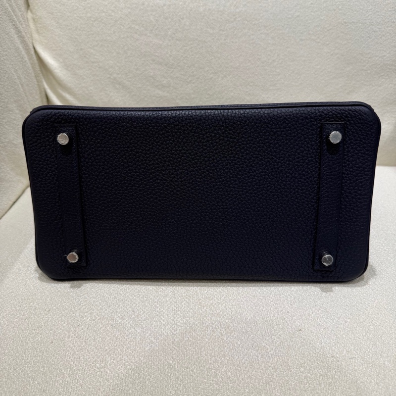 Birkin 30 2Z 星空藍Togo皮銀扣-7