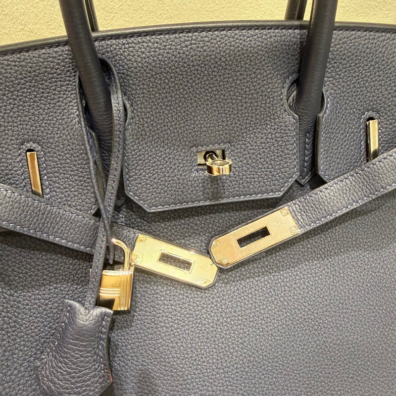 Birkin 30 2Z 星空藍Togo皮銀扣-8