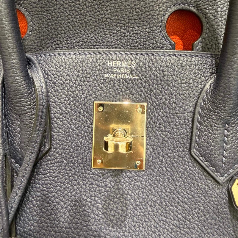 Birkin 30 2Z 星空藍Togo皮銀扣-10