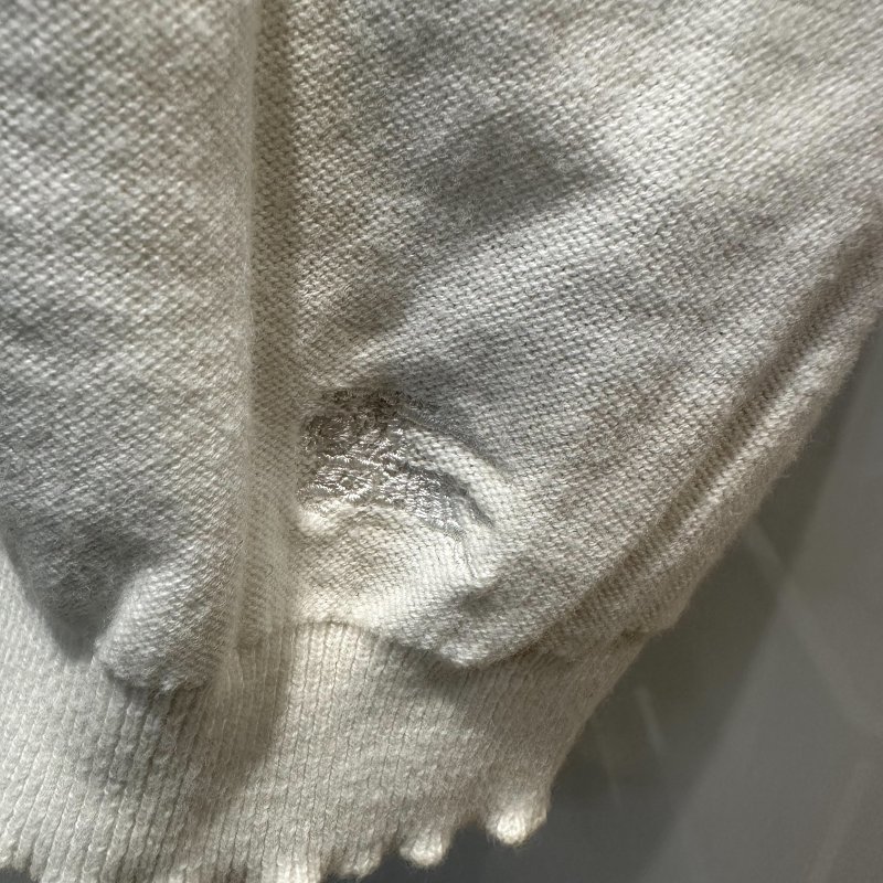 【美收精品】BURBERRY 藍白條紋針織polp衫 4-242【隔月月中將轉賣至日本 上架期限30天】-5