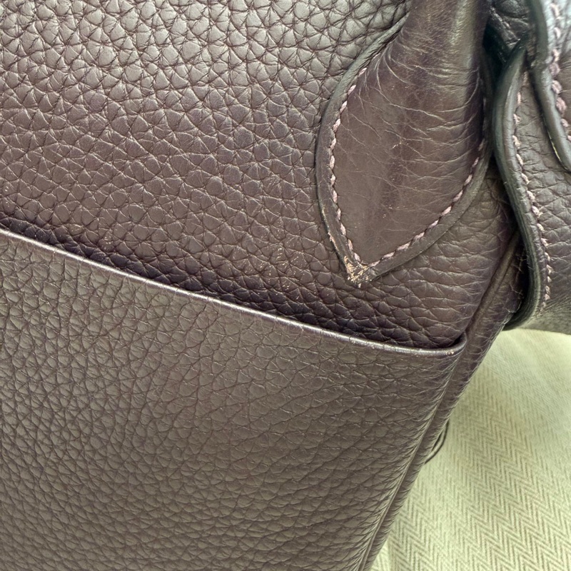 Lindy 26 葡萄紫Clemence皮金扣-7