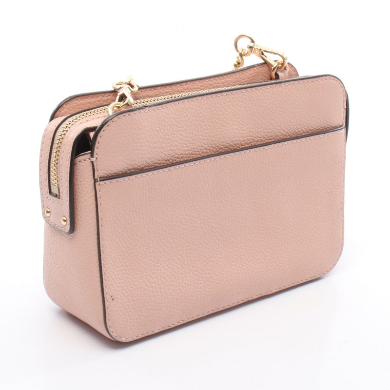 Michael Kors ADELE SMALL CROSSBODY 單肩包 皮革 粉紅色 二手 女士-1
