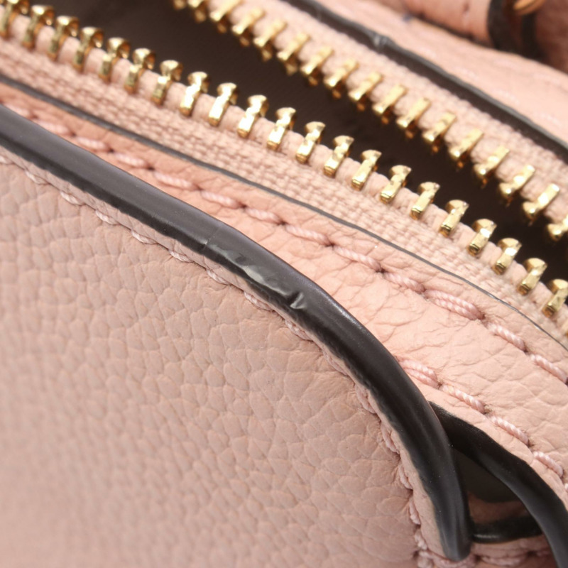 Michael Kors ADELE SMALL CROSSBODY 單肩包 皮革 粉紅色 二手 女士-6