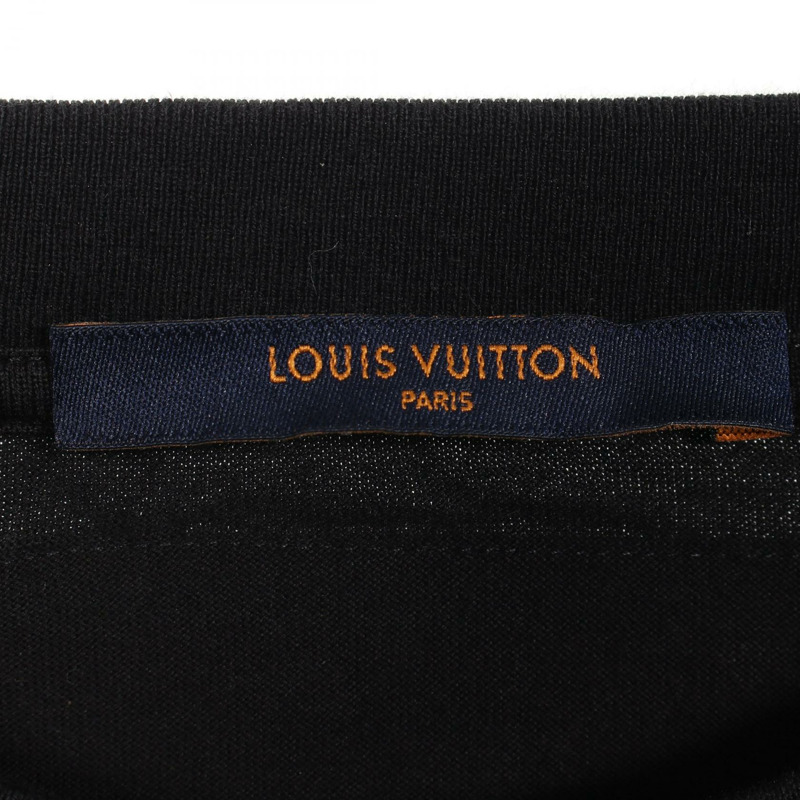 LOUIS VUITTON LV 純色印花 T 卹 RM201G NPG HIY38W 棉質 黑色 白色 #L-2
