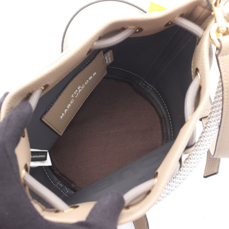 MARC JACOBS 皮革 2Way Bucker 單肩包 H652L01PF22 皮革 米色-2