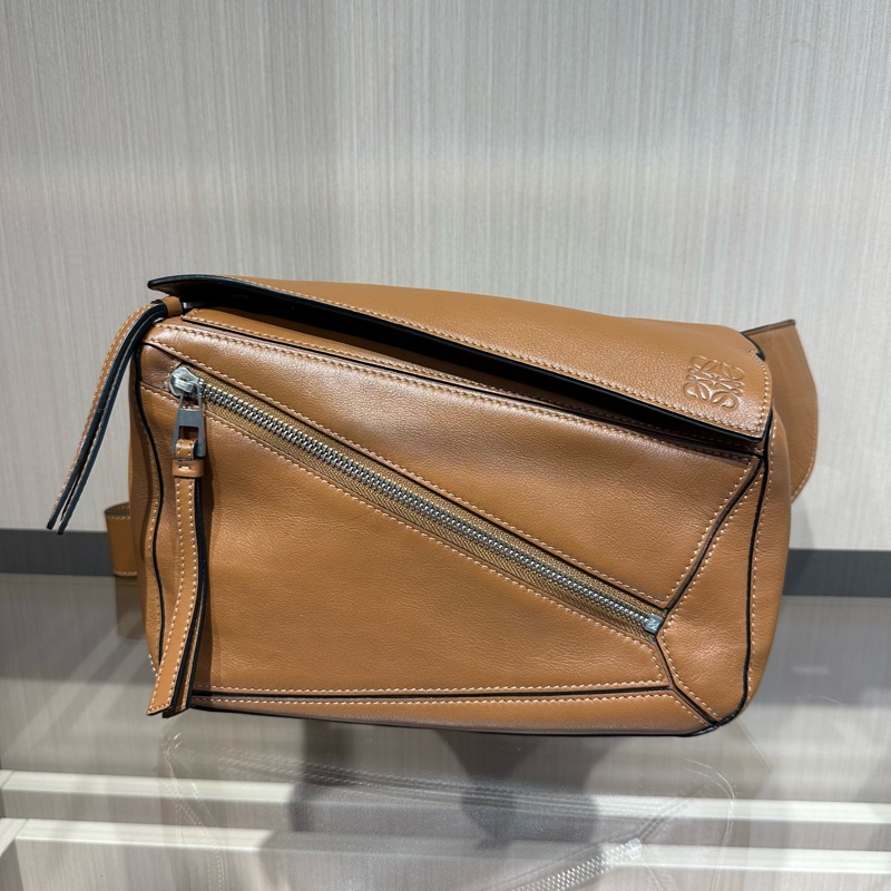 LOEWE罗意威 Puzzle 徽标压纹几何包拼图包变形腰包-0