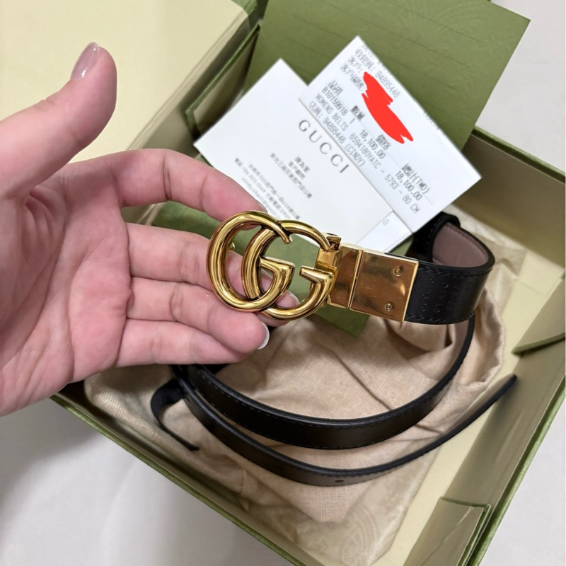 Gucci 女用皮帶 80cm-4