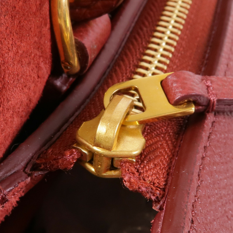 CELINE 牛皮皮革Belt Bag金扣手挽肩背兩用袋-10