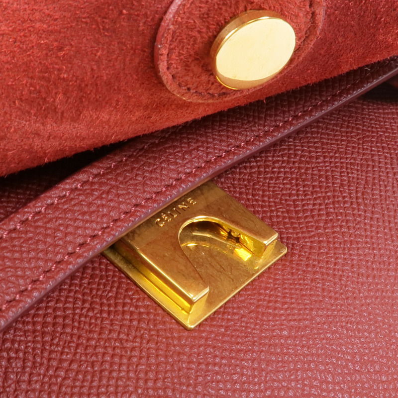 CELINE 牛皮皮革Belt Bag金扣手挽肩背兩用袋-11