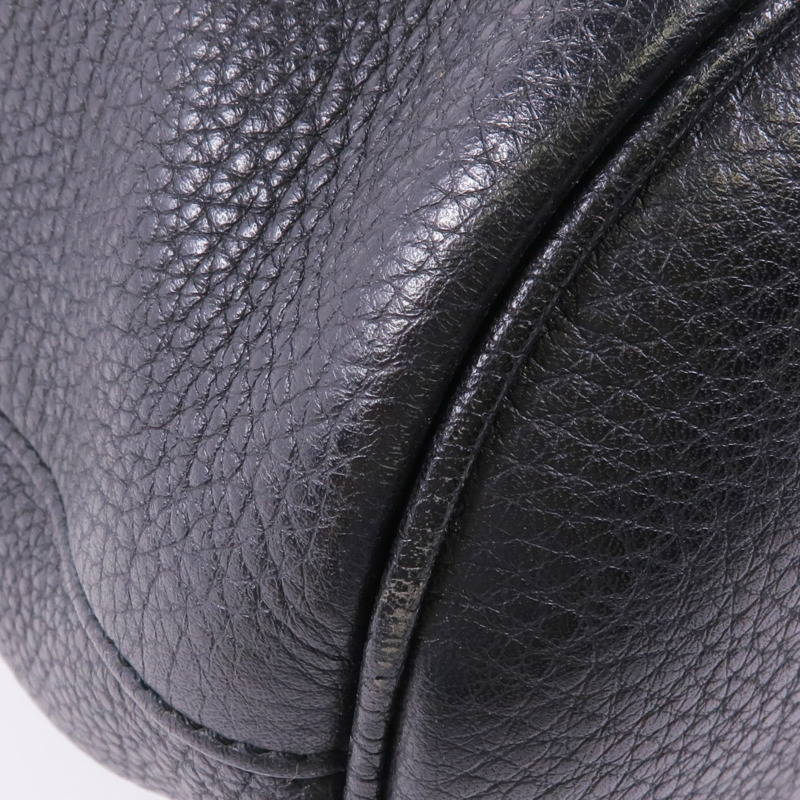 GUCCI 牛皮皮革Soho Backpack銀扣背包-5