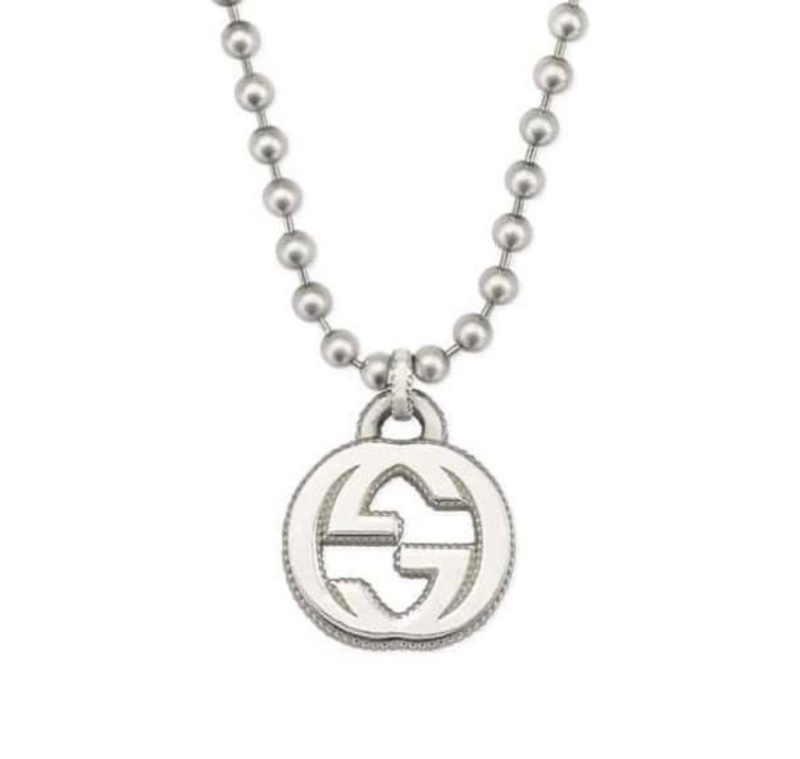 Gucci 經典雙G雕花項鍊-0