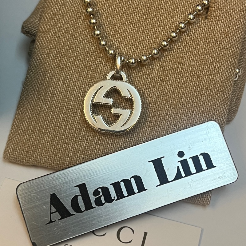 Gucci 經典雙G雕花項鍊-5