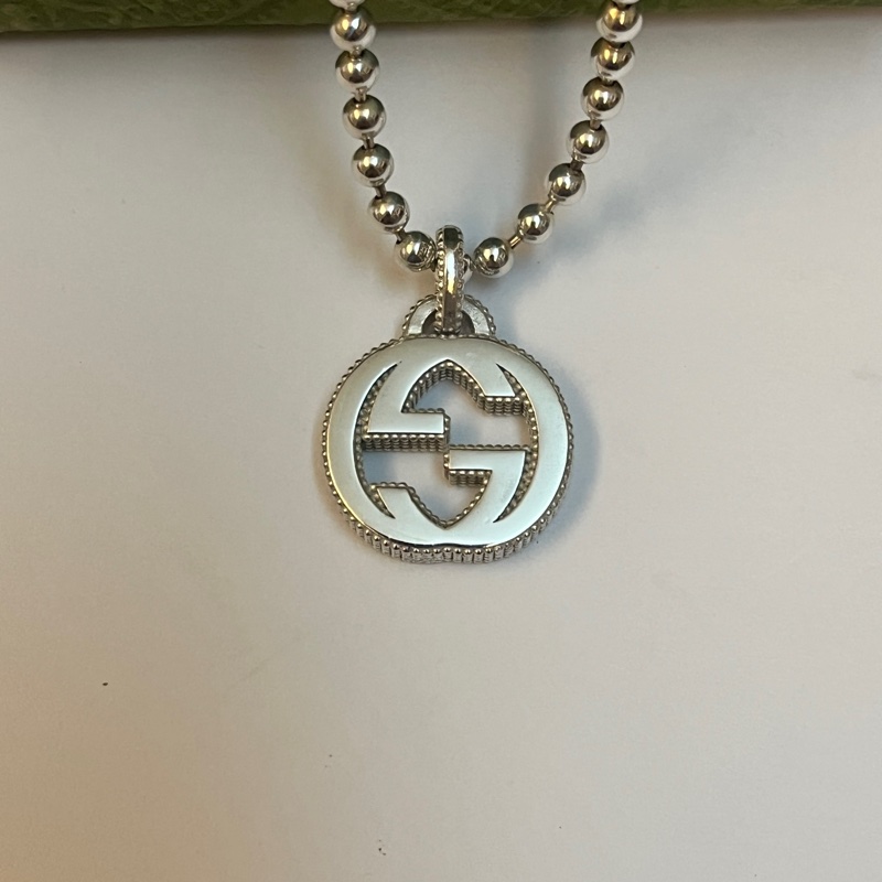Gucci 經典雙G雕花項鍊-7