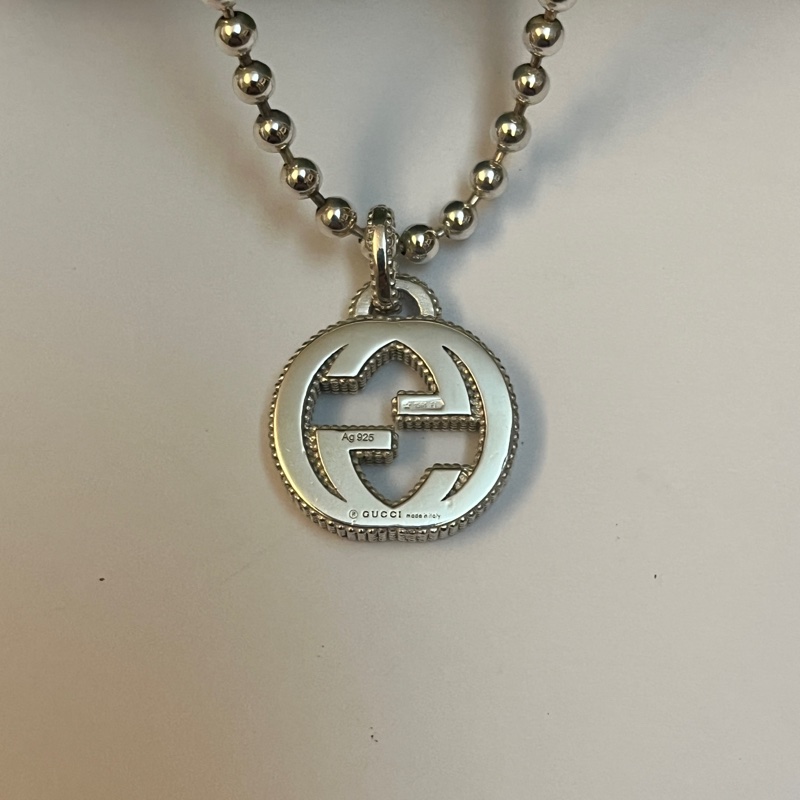 Gucci 經典雙G雕花項鍊-8