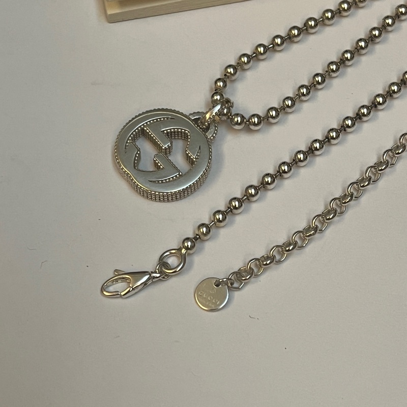 Gucci 經典雙G雕花項鍊-12
