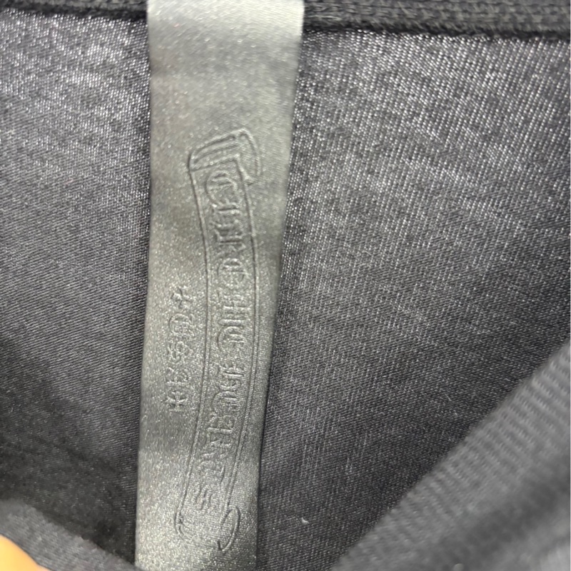Chrome Hearts 克羅心黑植絨三十字七分袖XS碼-1