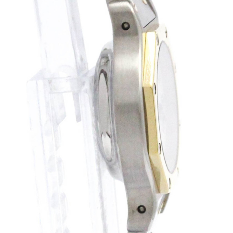 卡地亞 Santos Octagon 18K 金鋼自動女士腕錶拋光-7