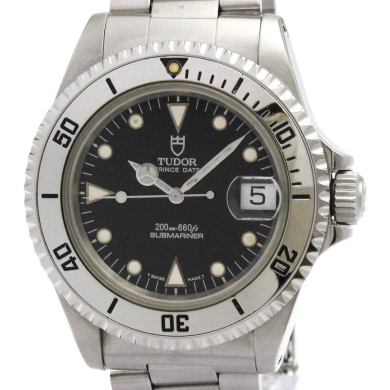 帝舵 Prince Date Submariner Serial B 鋼男式手錶 79190 拋光-0