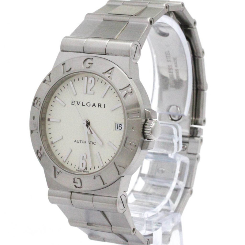 BVLGARI Diagono 運動鋼自動男錶 LCV35S 拋光-1
