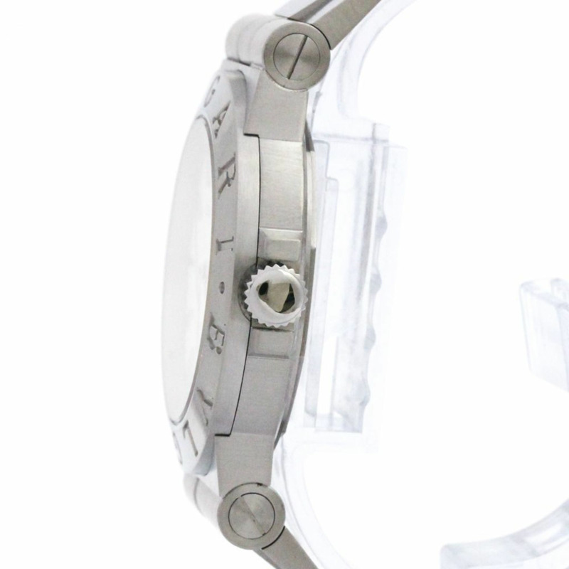 BVLGARI Diagono 運動鋼自動男錶 LCV35S 拋光-3