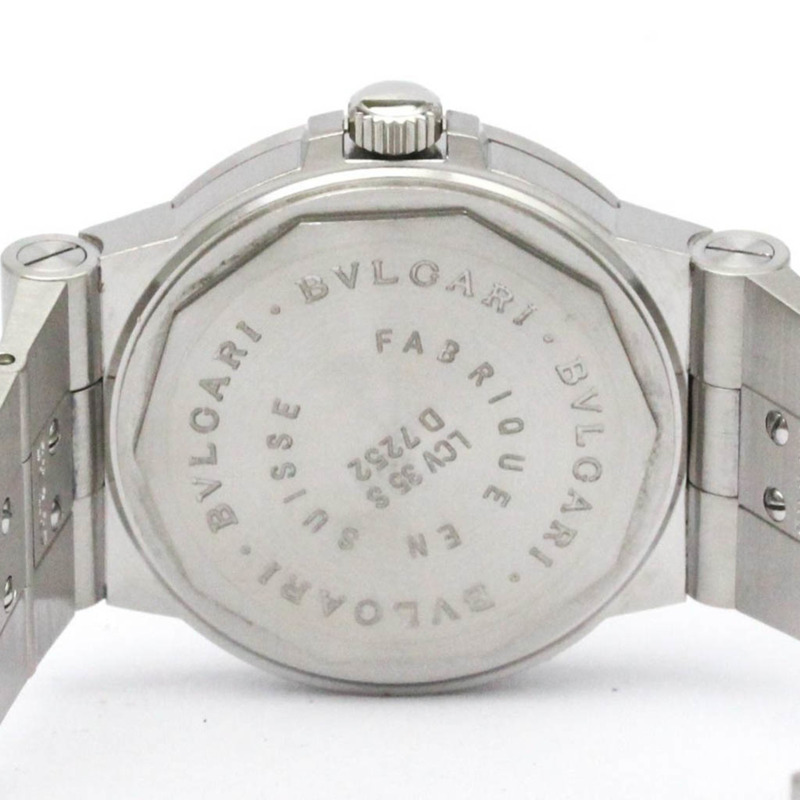 BVLGARI Diagono 運動鋼自動男錶 LCV35S 拋光-5