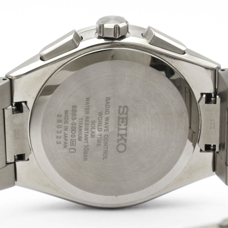 SEIKO Astron Nexter 鈦金屬太陽能男錶 8B63-0BD0-6