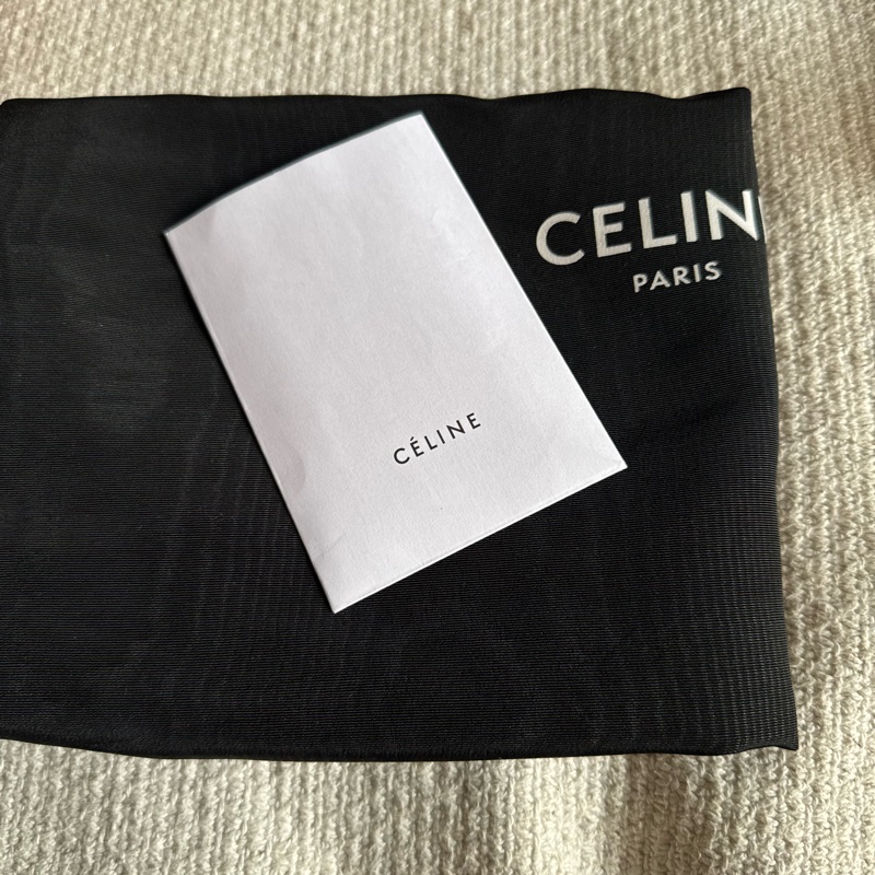 Celine Triomphe凱旋門 Teen馬鞍皮中號金棕色焦糖色美拉德色系單肩包-22