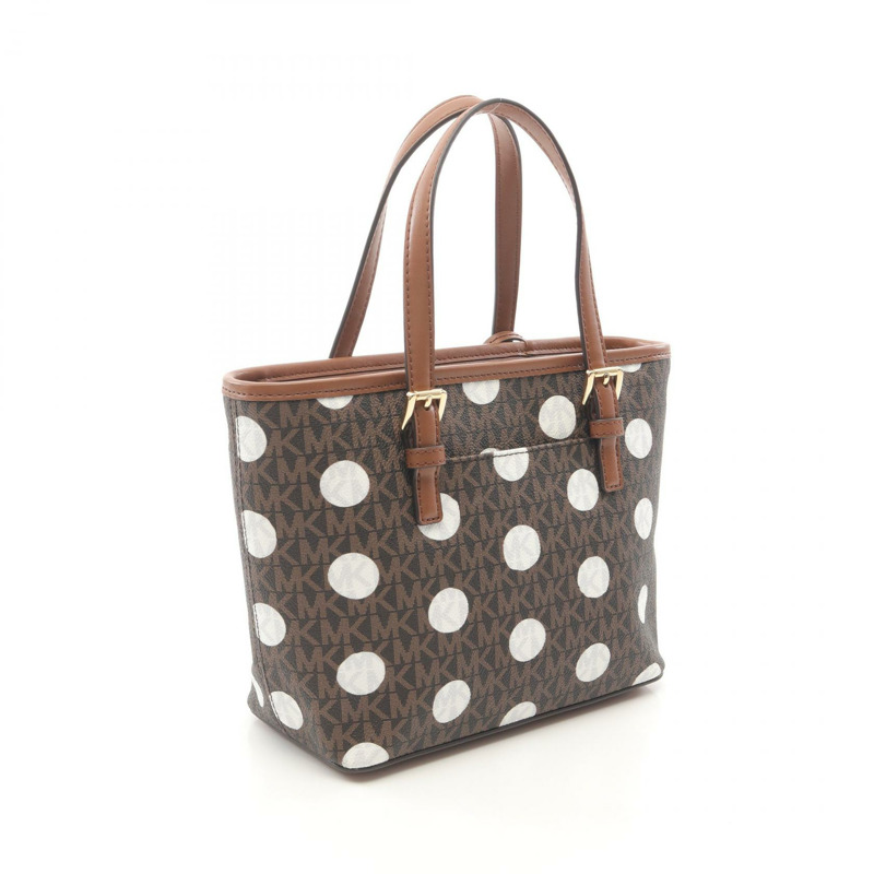 Michael Kors JET SET TRAVEL SIGNATURE POLKA DOT 2Way 肩背包 帆布-1