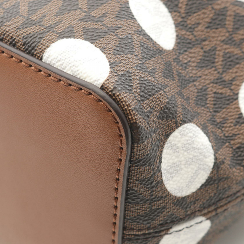 Michael Kors JET SET TRAVEL SIGNATURE POLKA DOT 2Way 肩背包 帆布-4