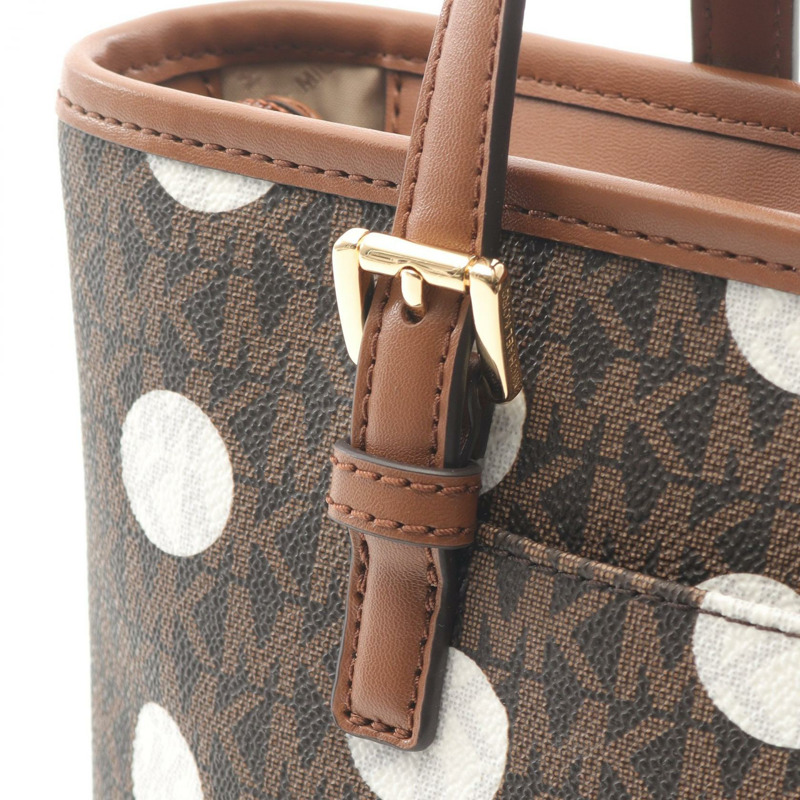 Michael Kors JET SET TRAVEL SIGNATURE POLKA DOT 2Way 肩背包 帆布-6