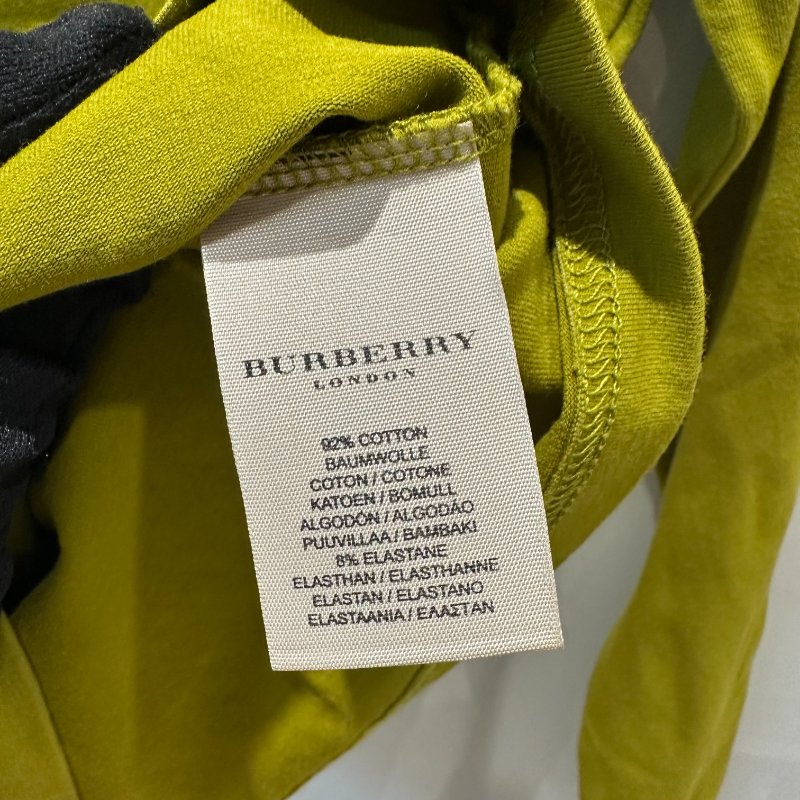 【美收精品】BURBERRY 抹茶色長袖上衣 4-249【隔月月中將轉賣至日本 上架期限30天】-5