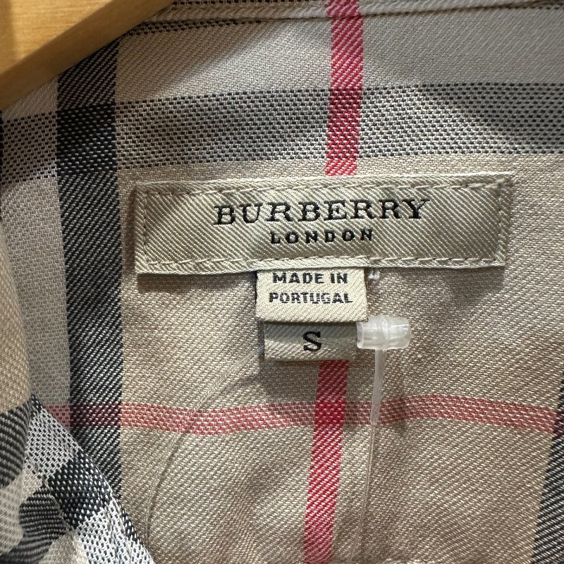 【美收精品】BURBERRY 茶色格紋襯衫 4-254【隔月月中將轉賣至日本 上架期限30天】-4
