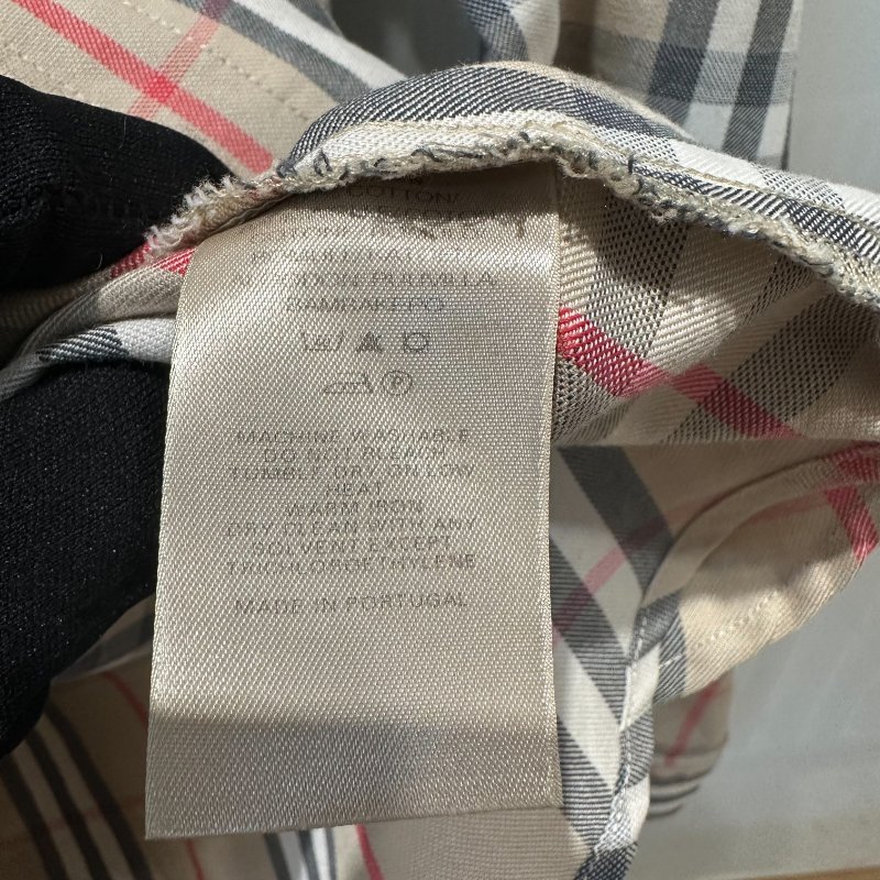 【美收精品】BURBERRY 茶色格紋襯衫 4-254【隔月月中將轉賣至日本 上架期限30天】-5