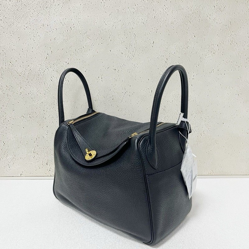 Hermes Lindy30 黑色金扣-1